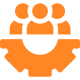 ERP CRM orange logo