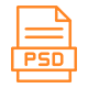 PSD to html5 logo