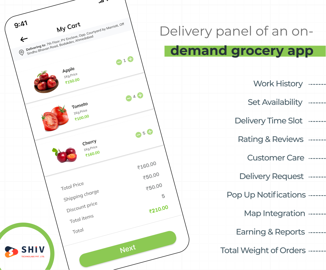 demand grocery app
