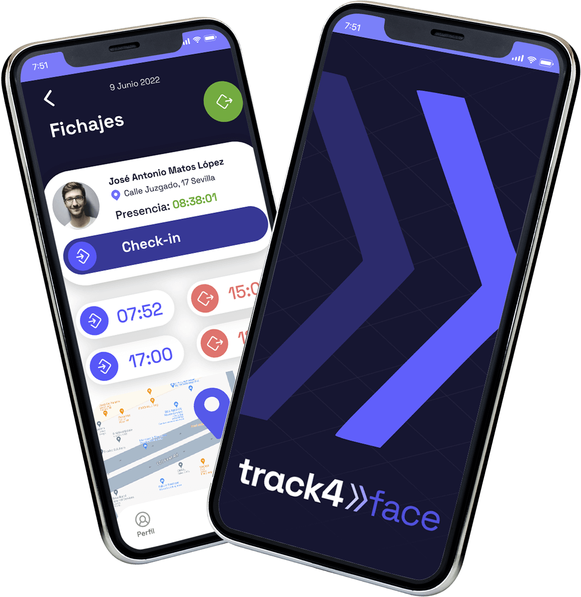 Track4face - Flutter App Development