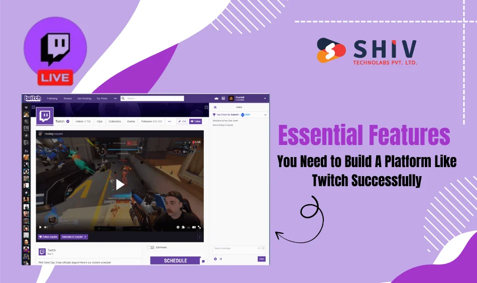 Essential Features You Need to Build A Platform Like Twitch