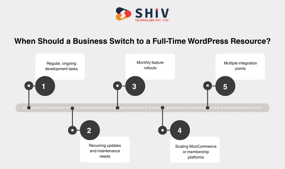When Should a Business Switch to a Full-Time WordPress Resource