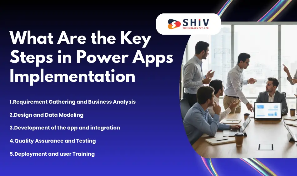 what are the key steps in power apps implementation