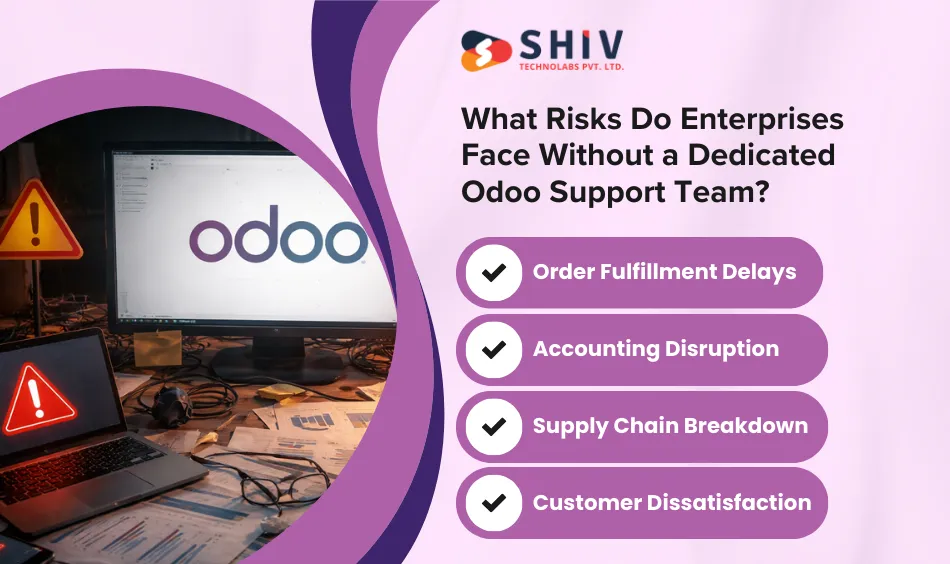 What Risks Do Enterprises Face Without a Dedicated Odoo Support Team