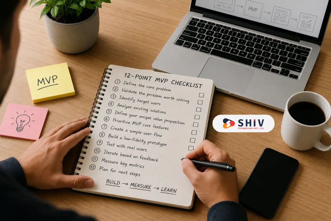 12-Point MVP Checklist Founders Need Before Building