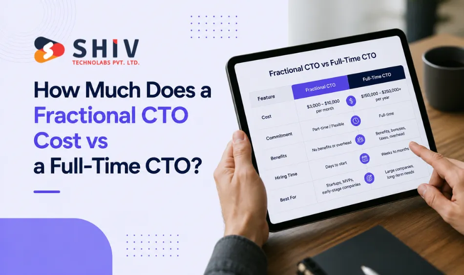 How Much Does a Fractional CTO Cost vs a Full-Time CTO