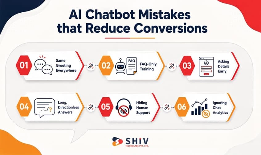 AI Chatbot Mistakes that Reduce Conversions