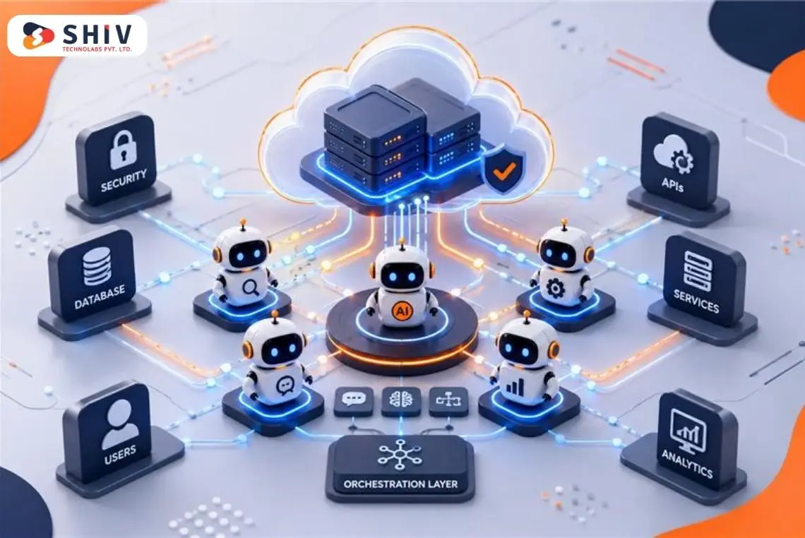 Multi-Agent Cloud Architecture for AI Agents at Scale