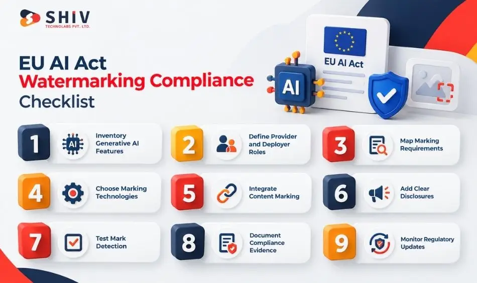 EU AI Act Watermarking Compliance Checklist for Software and App Teams